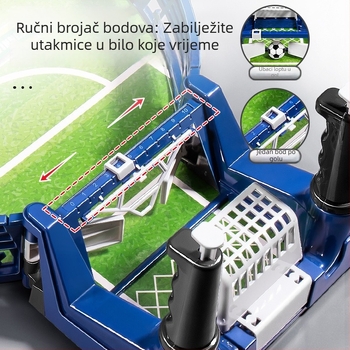 Dječji stolni nogomet za dva igrača, interaktivna roditeljsko-dječja edukativna društvena igra, simulirani stadion