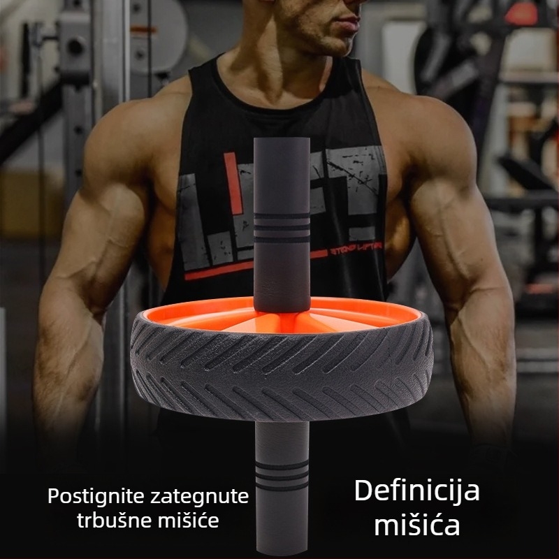 Kolut za trbušne mišiće za kućni trening – kolut za mišiće abdomena za muškarce i žene, unutarnji trening
