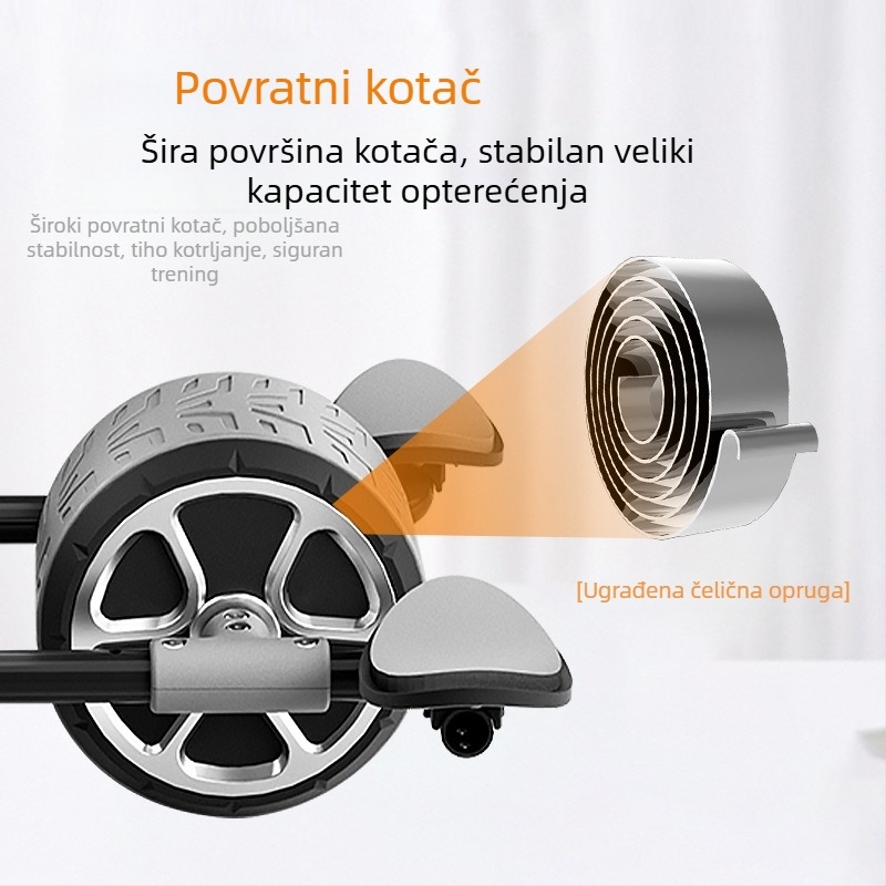 Kotač za trbušne mišiće s potporom lakta – kućni fitness trening za trbušne mišiće