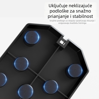 Prijenosna višenamjenska ploča za sklekove za kućnu upotrebu, trening prsnih i trbušnih mišića