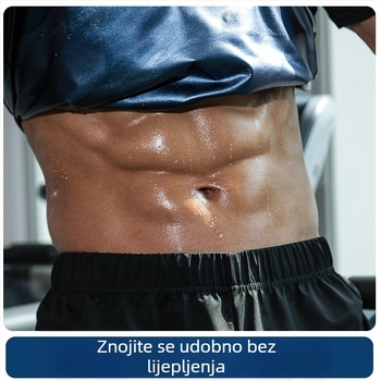 Muški sauna fitness set, dugi rukav, velika veličina