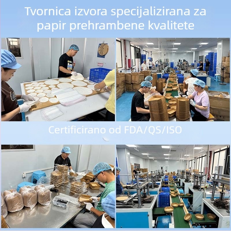 4-inčne Basque liners za kolače, jednokratne, bez presavijanja, silikonski uljni papir za pečenje