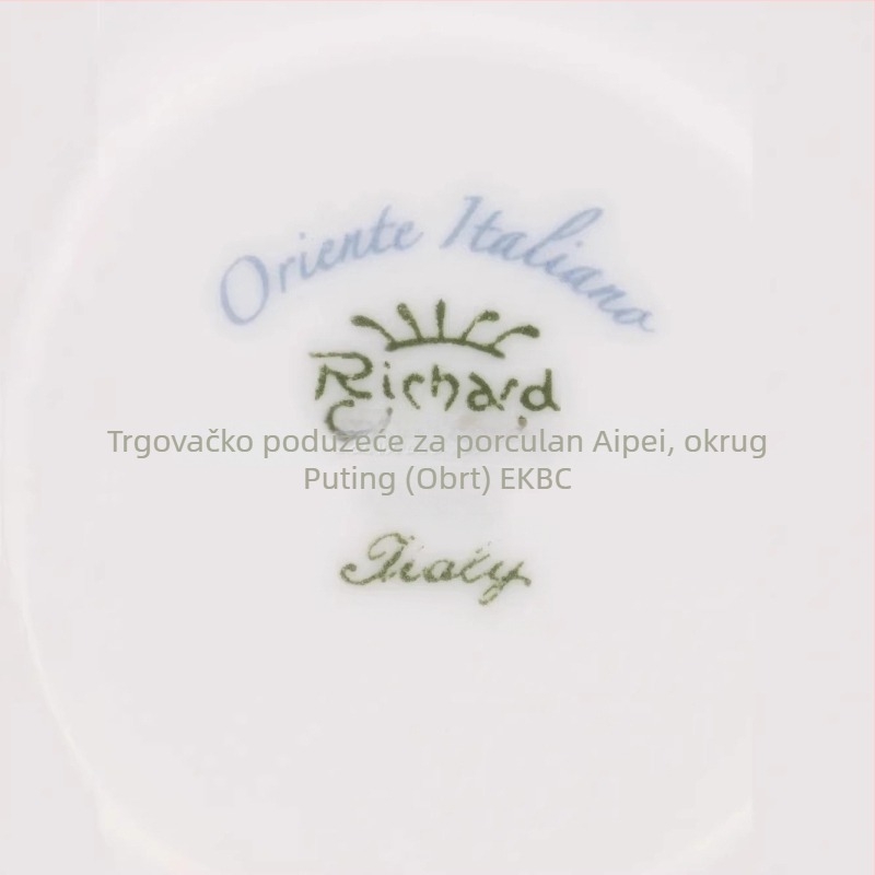 Ginor 1735 Istočna umjetnost šalice za kavu i mlijeko – lagani luksuzni komplet posuđa
