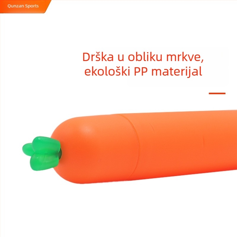 Dječje preskakanje užetom s motivom mrkve, za početnike