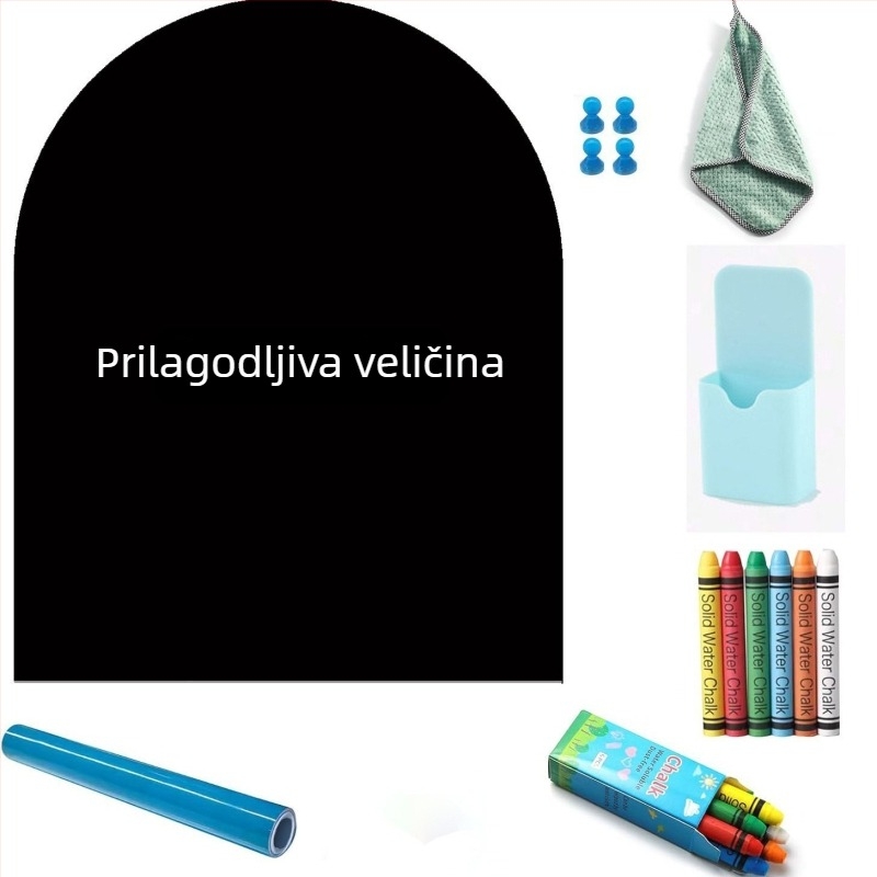Lukasta magnetska ploča za pisanje s plavom graffiti površinom, izbrisiva ploča