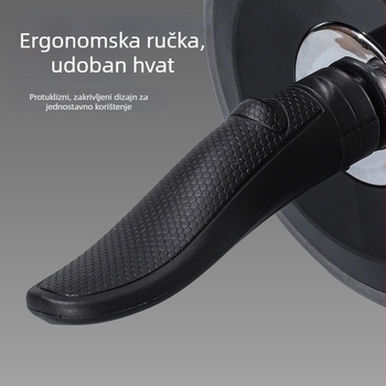 Abdominalni kotač s podrškom lakta i automatskim vraćanjem – kućni fitness uređaj