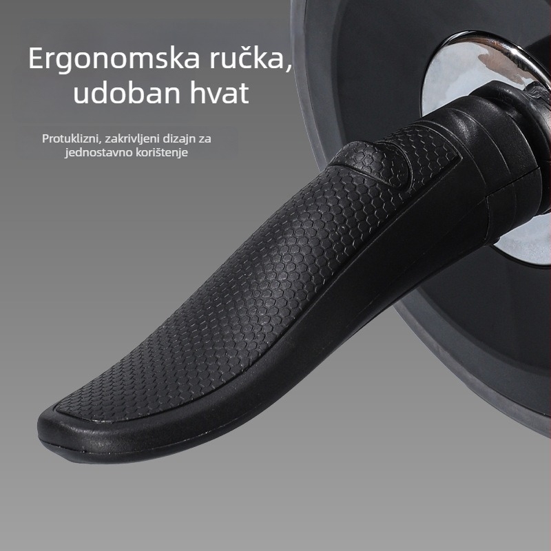 Abdominalni kotač s podrškom lakta i automatskim vraćanjem – kućni fitness uređaj