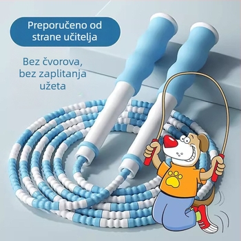 Dječje uže za preskakanje za početnike u vrtiću, prilagodljivo bambusovo uže za učenike osnovne škole, profesionalno uže za djecu