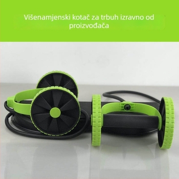 Dvokotačno sklopivo trbušno kolutić s otporom, za kućnu, uredsku i vanjsku upotrebu
