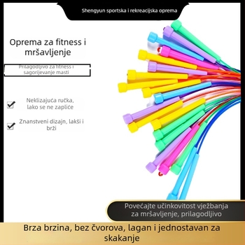 PVC obloženo čelično uže za preskakanje – fitness, mršavljenje i sport