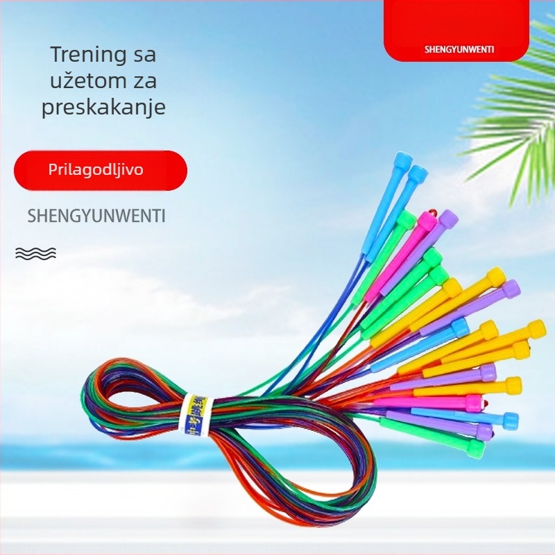 PVC obloženo čelično uže za preskakanje – fitness, mršavljenje i sport