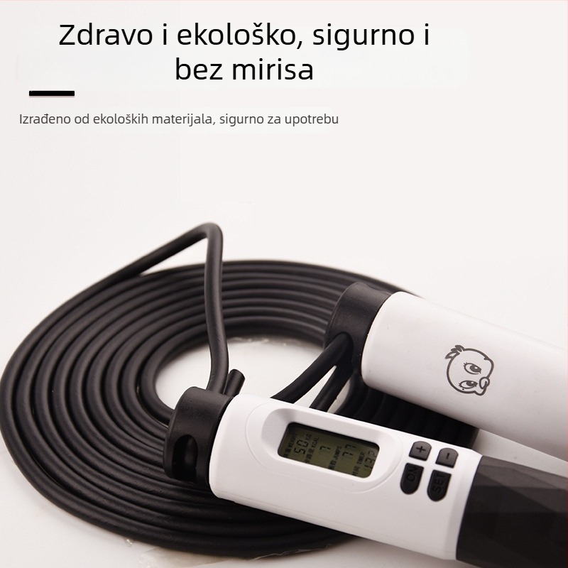 Gold Medal elektroničko švihadlo s LED zaslonom, ABS protuklizna ručka, čelično uže, duljina 2,8 m