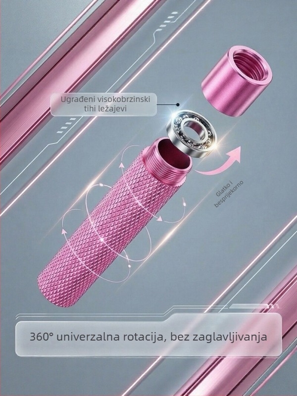 Brzo skakačko užice s čeličnim užetom, ručke od aluminijskog legura, tiši ležajevi visokih brzina, lagano, protuklizno, otporno na habanje