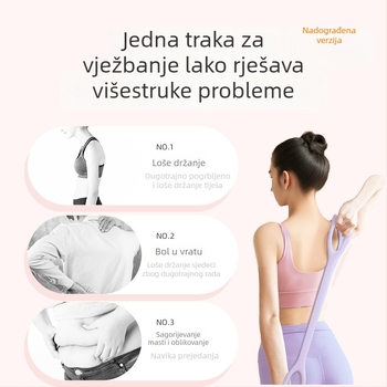 8-oblik napinjač za otvaranje ramena i leđa – višenamjenski joga trener za istezanje