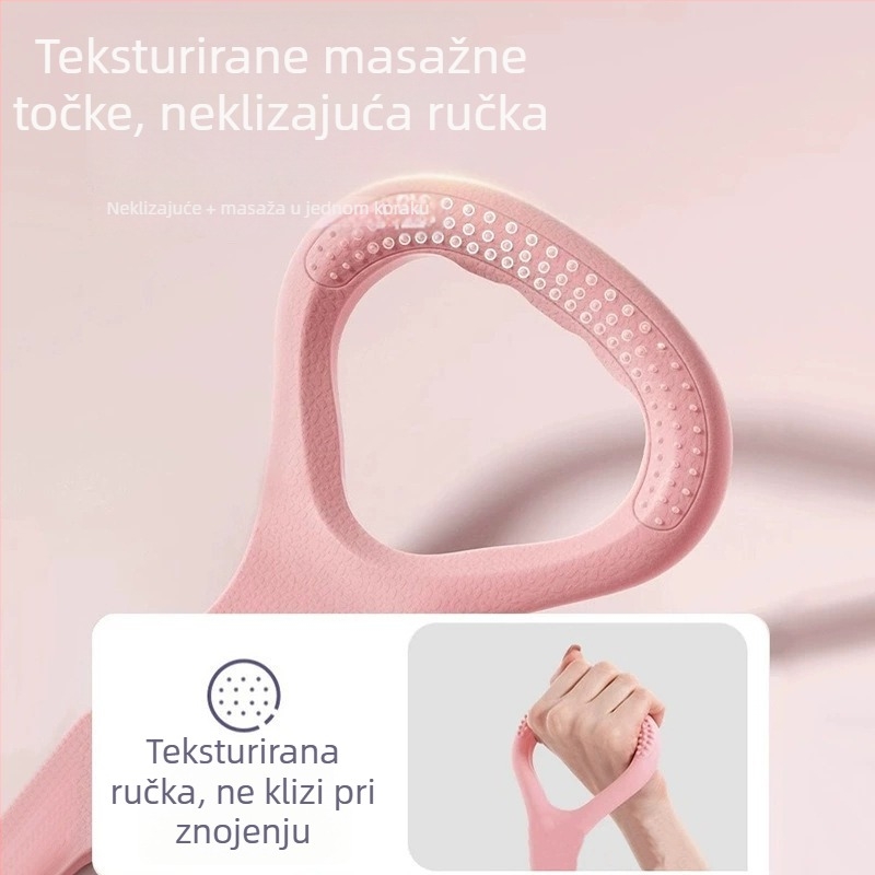 Elastični trak u obliku osmice za trening leđa i ramena, joga rastezanje