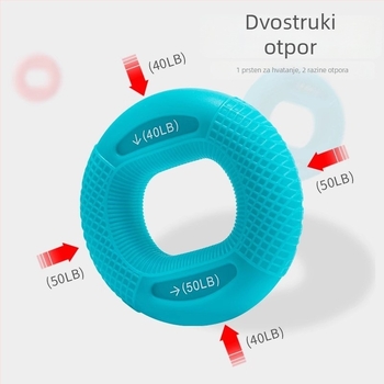 Silikonski prsten za hvatanje za rehabilitaciju i vježbanje prstiju – profesionalni trening snage ruke
