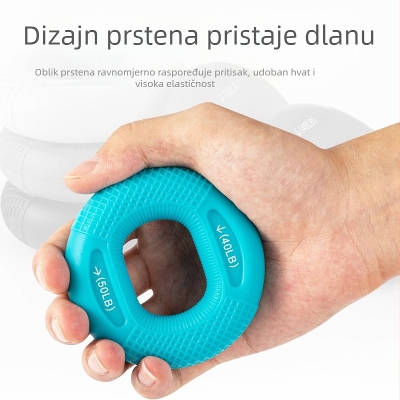 Silikonski prsten za hvatanje za rehabilitaciju i vježbanje prstiju – profesionalni trening snage ruke