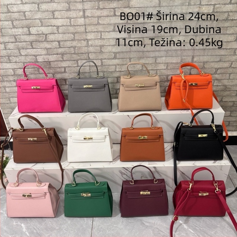 PU kožna ženska torbica Kelly, kompaktna i stilska, mala torbica za rame ili crossbody