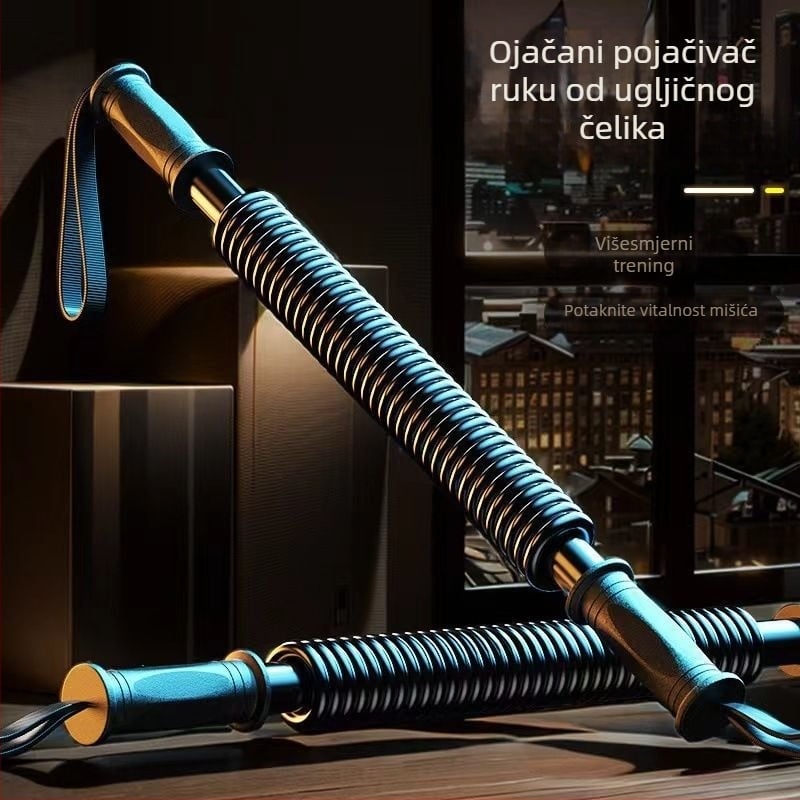 Bar za jačanje ruke – otpor 30/40/50/60 kg, kućni fitness uređaj