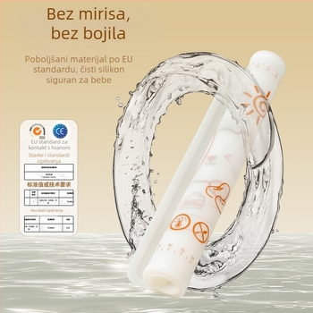 Prozirna silikonska podloga za miješenje tijesta, hrana kvalitete, sigurna za bebe