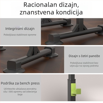Yidakang podesiva stojka za dizanje tegova za kućnu teretanu