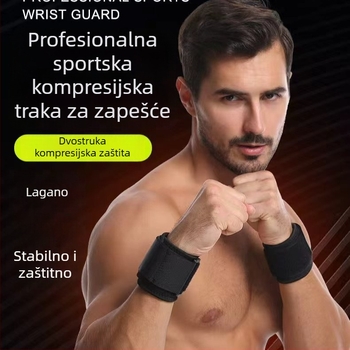 Elastične kompresijske narukvice za zglobove za sport i dizanje tegova