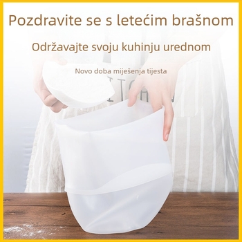 Silikonska vrećica za ručno mijesenje tijesta, nelepiva, velike i male veličine, kuhinjski alat