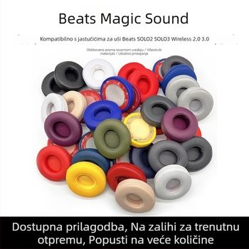 Kožna futrola za Beats Solo2/Solo3 bežične slušalice – kućište za uši
