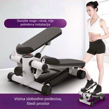 Kućni tiši stepper za žene – kompaktan hidraulički pedalni trening uređaj za oblikovanje nogu