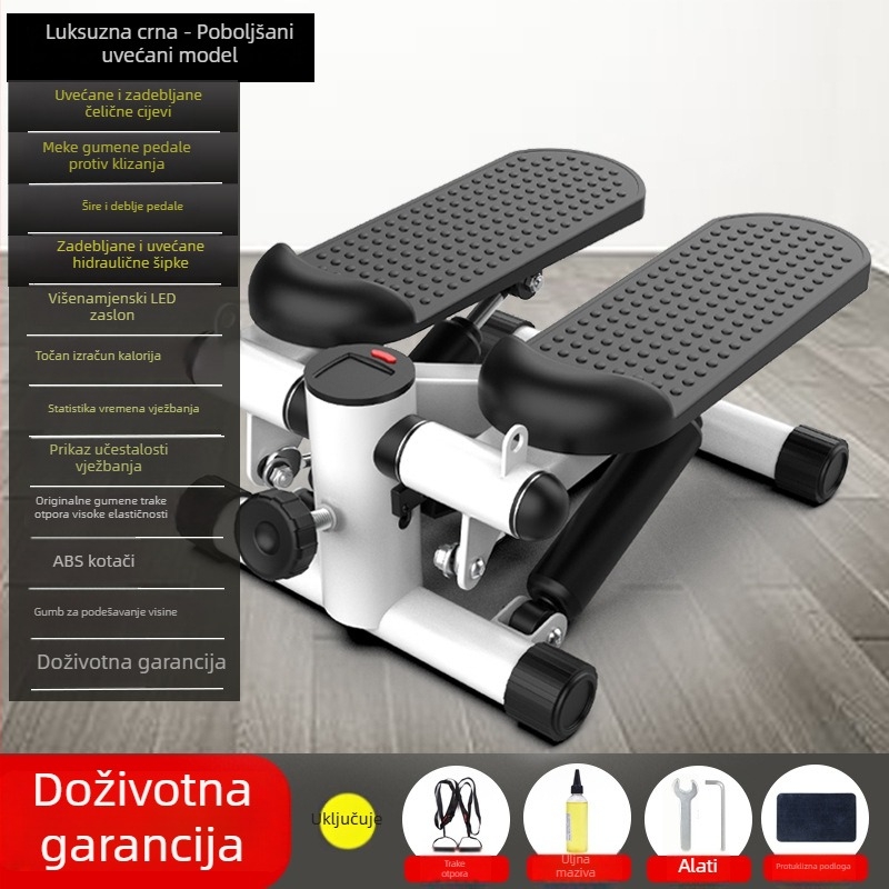 Kućni tiši stepper za žene – kompaktan hidraulički pedalni trening uređaj za oblikovanje nogu