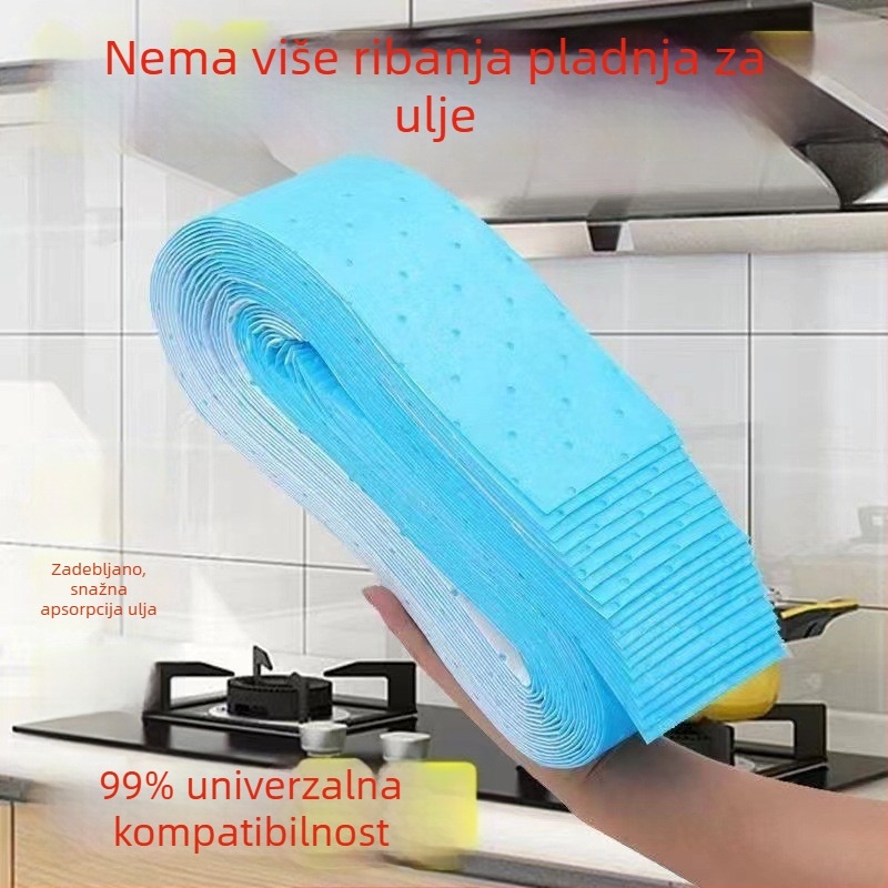 Univerzalne pamučne podloške za apsorpciju ulja za kuhinjsku napa, debeli bočni filter i uljootporan papir za posudu za ulje