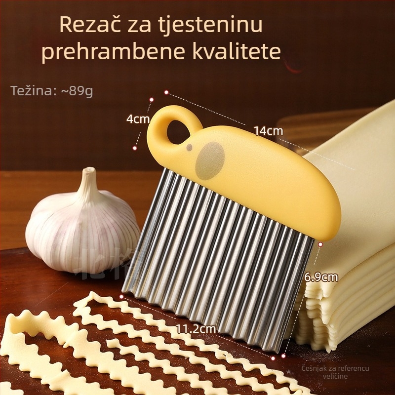 Nehrđajući nož za rezanje rezanaca, kućna kuhinja, rezanci u obliku cvijeta, Shanxi uzorak