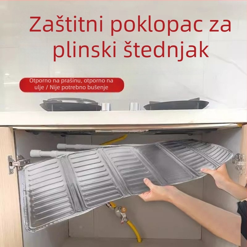 Zaštitna ploča protiv prašine ispod plinske ploče s donjom podrškom od aluminijske folije