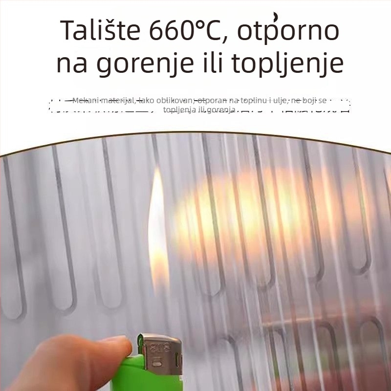 Zaštitna ploča protiv prašine ispod plinske ploče s donjom podrškom od aluminijske folije