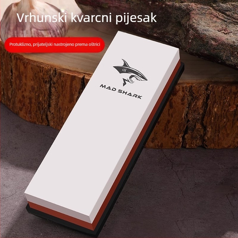 Mad Shark profesionalna kamen za oštrenje noževa za kuhare – alat za poliranje i oštrenje, novi model
