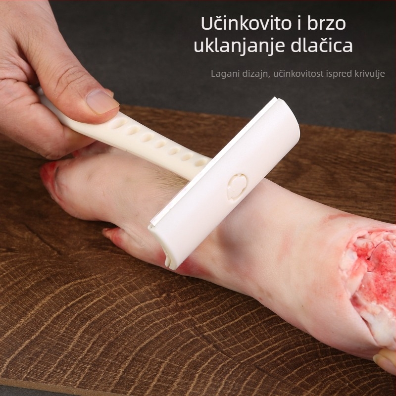 Kuhinjski alat za uklanjanje dlaka sa svinjske kože, posebna strugalica s oštrim višefunkcijskim nožem