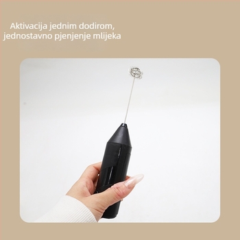 Kreativni mini električni mikser za kavu, ručni bežični, za mliječnu pjenicu i bjelanjke