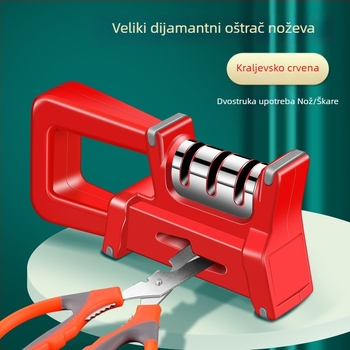 Veliki ručni keramički oštrač noževa s višestrukim funkcijama za kuhinjske nože