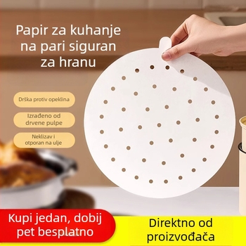 Jednokratne parne podloške od silikonskog papira, prehrambene kvalitete, neprijanjajuće, za kućnu upotrebu