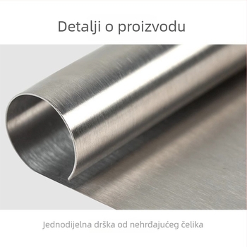 Špatula za tijesto od nehrđajućeg čelika s mjernom skalom – za tijesto, rezance i tjesteninu