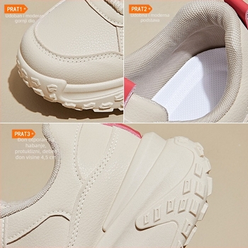 Ženske tenisice u stilu dad shoes, korejskog stila, proljeće 2026, casual sportske tenisice s debelim potplatom za povećanje visine, model 2670-1