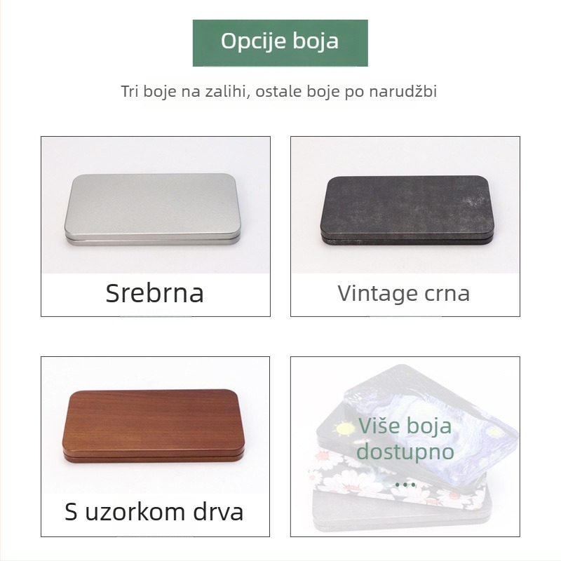 Grasshopper upaljač metalna kutija za poklon s škaricama za nokte, dimenzije 170×90×16 mm