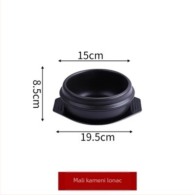 Korejskog stila kameni lonac za kućnu upotrebu — lonac za bibimbap i varivo, mali lonac s nelepljivim premazom, pogodan za plinsku ploču, Chef Meisi