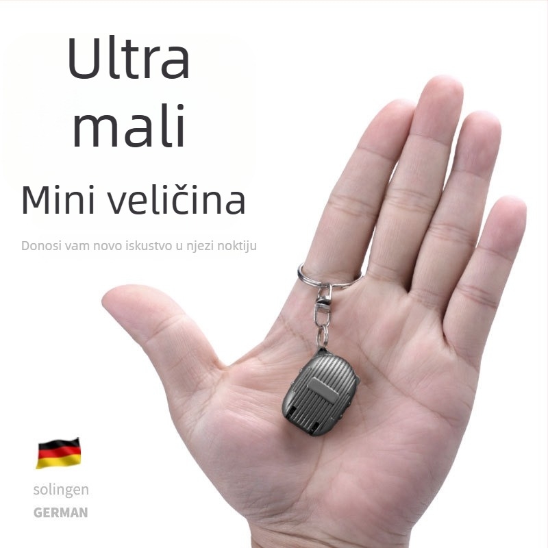 Sklopivi mini kliješta za nokte, prijenosni privjesak, preklopni poklopac za njegu noktiju