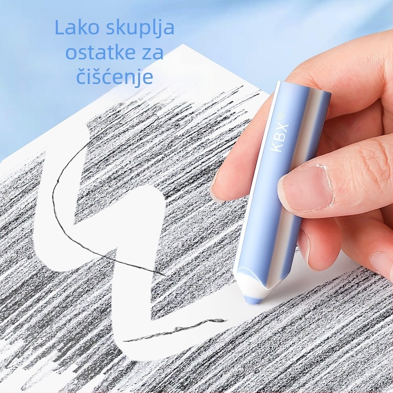 Gumica za olovku, bez mrvice, ultra čista, bez tragova, crtani dizajn, slatka za učenike osnovne škole