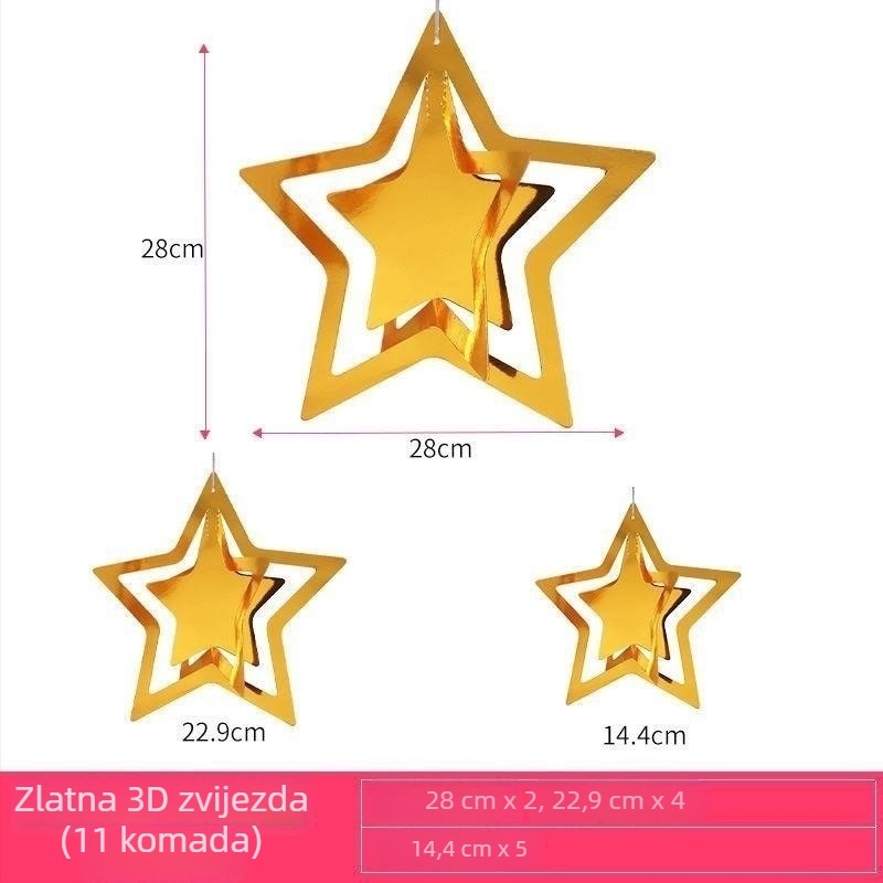 Crveni privjesak u obliku srca, 3D spiralno srce, dekor za svadbenu sobu