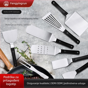 Set alata za roštilj od nehrđajućeg čelika – vanjski pribor, spatula za steak, kuhinjski pribor