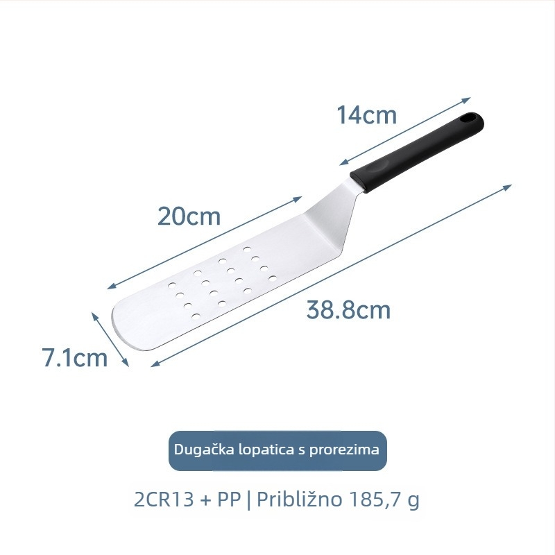 Set alata za roštilj od nehrđajućeg čelika – vanjski pribor, spatula za steak, kuhinjski pribor