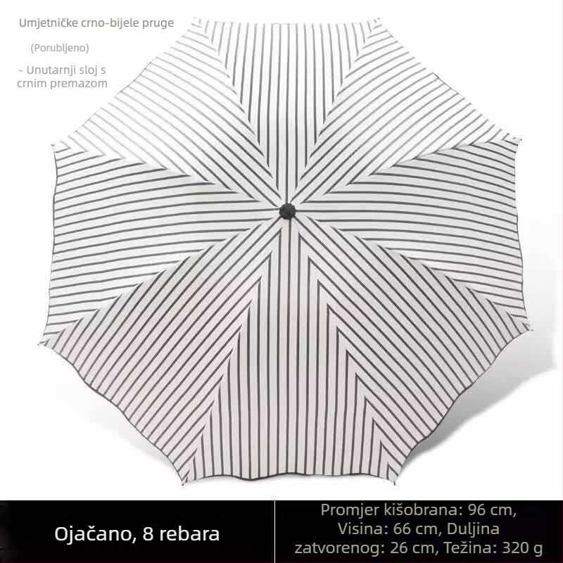 Love of Heaven Šarena japanskog stila sklopivi suncobran s UV zaštitom UPF 40+, 8 čeličnih rebara