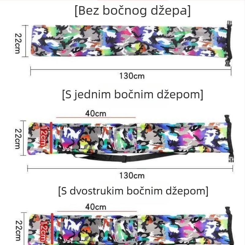 Zadebljana torba za opremu za ribolov, torba za štapove, vodootporna i otporna na habanje, sklopiva torba za kišobran i opremu za ribolov